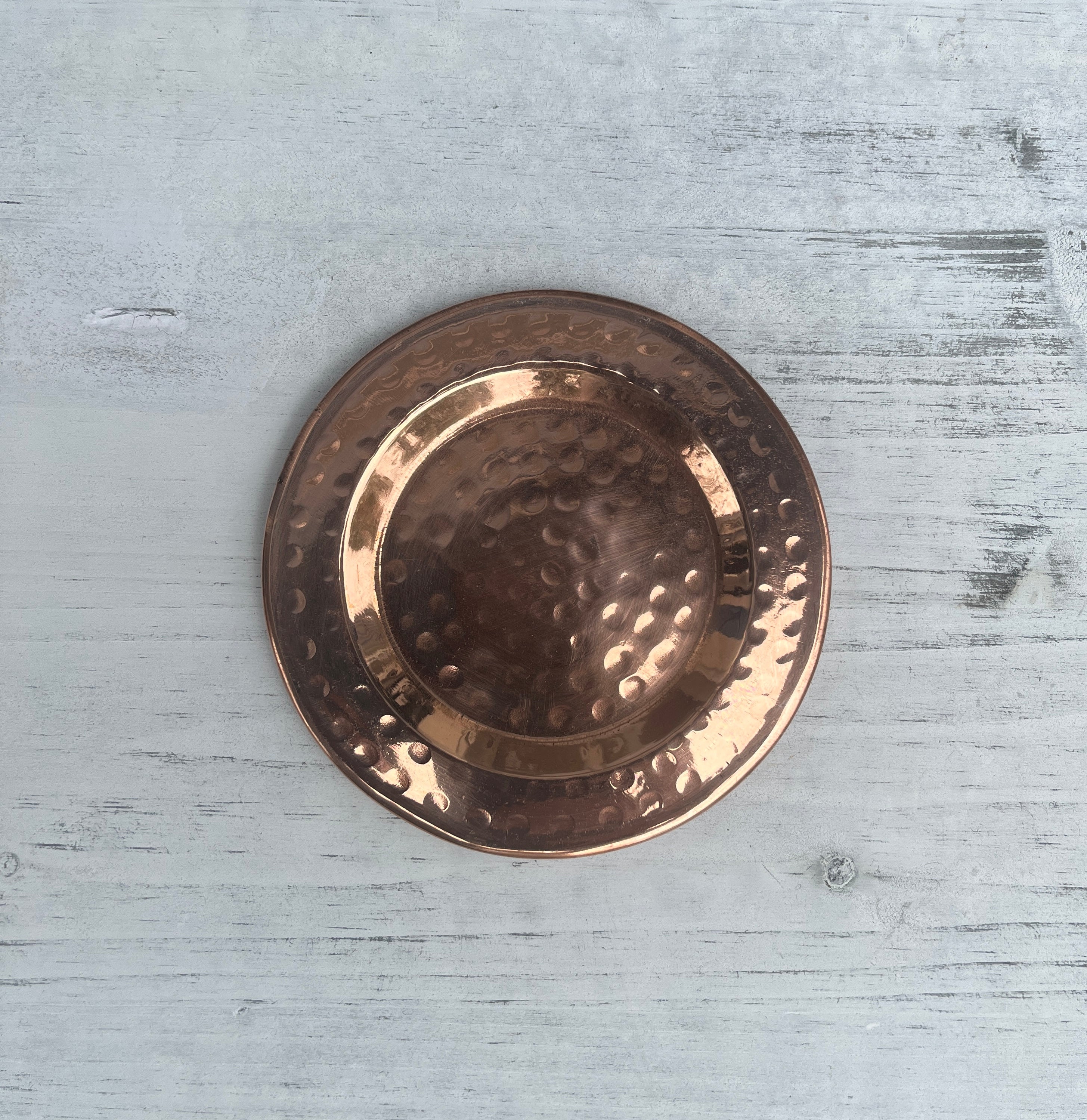 Traditional Design Copper Plates  Copper Thali Set Online – Ashtok