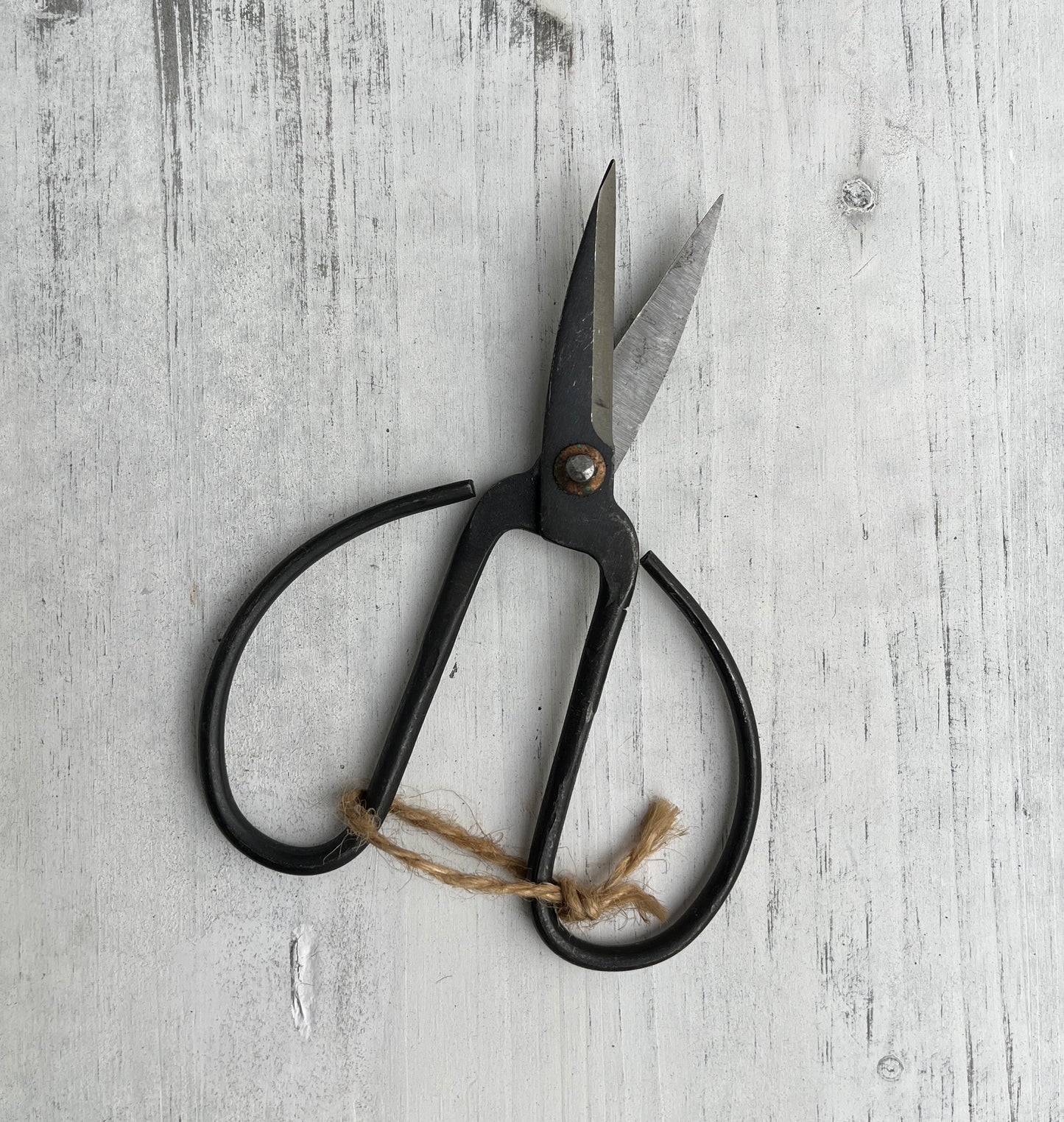 Medieval Iron Scissors - Authentic Hand Forged Antique Accessory