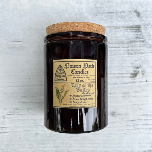 Lily of the Valley poison path candle