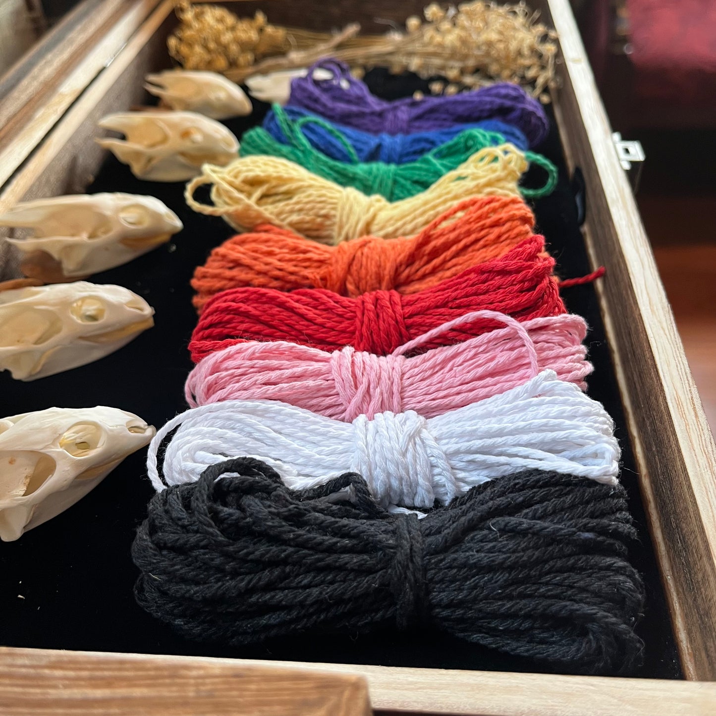 Cotton string (various colors) – Wade Vetiver's Apothecary & Esoterica -  The Order of Aradia Publishing